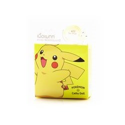 Тональное средство-кушон Pokemon Edition с контролем жирности кожи и фактором SPF50 PA+++ от Cathy Doll (оттенок бежевый) 15 гр / Cathy Doll AA Matte Powder Cushion Oil Control SPF50 PA+++ Pokemon Edition #22 Fair Beige 15g