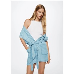 Mono vaquero corto -  Mujer | MANGO OUTLET España