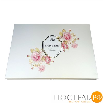 HS692D Набор полотенец Tivolyo Home ELORA горчичный 3 предмета + ароматизатор для шкафа