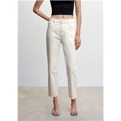 Jeans mom tiro alto -  Mujer | MANGO OUTLET España