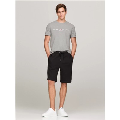 Embroidered Tommy Logo Slim Fit T-Shirt
