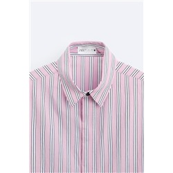 CAMISA RAYAS ESTAMPADO CONTRASTE