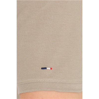 Erkek Haki Basic Polo Yaka Tişört