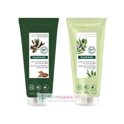 Klorane Cupuaçu Gel Douche Nutritif Ecorce de Cèdre + Crème Douche Nutritive Lait d'Amandier 2x200mlLot  × 2