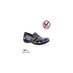 Spring Step Women's Professional Blue Multi Floral Ferrara Shoe