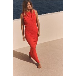 LONG OPEN BACK DRESS