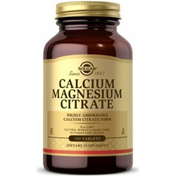 CALCIUM MAGNESIUM CITRATE 100 cap SOLGAR