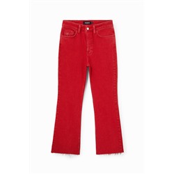 Pantalón tobillero acampanado