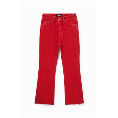 Pantalón tobillero acampanado