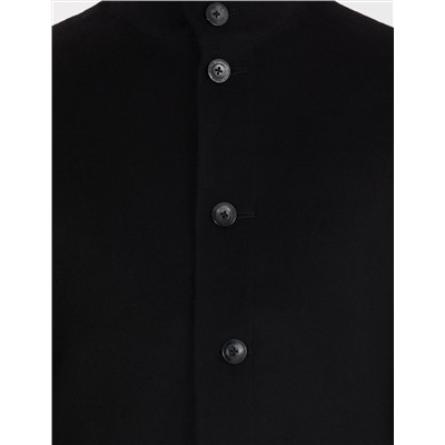 Siyah Slim Fit Palto