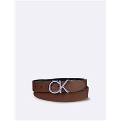 Monogram Logo Plaque Reversible Belt