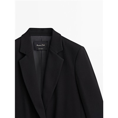 Americana traje crepe
