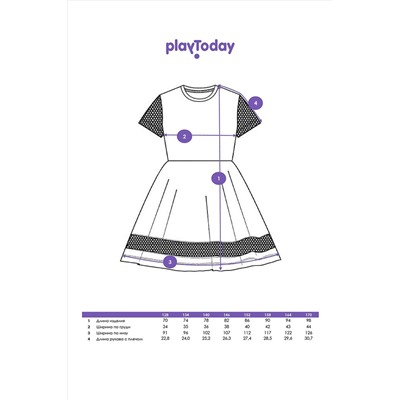 Платье PLAYTODAY, 1074788
