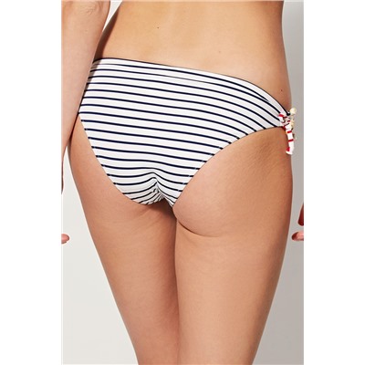 Braguita de biquini Blanco y azul