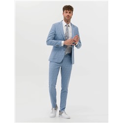 Açık Mavi Super Slim Fit Spor Takım Elbise