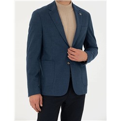 Lacivert Slim Fit Ceket