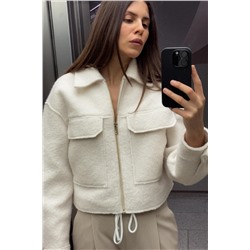 SHORT BOUCLÉ JACKET