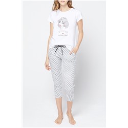 Camiseta Jasmín Aladdin Disney Felina - Blanco