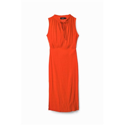 Vestido midi textura
