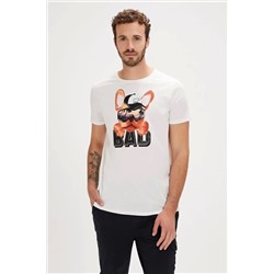 Bad Bear, Spark Kirli Beyaz Erkek Tişört