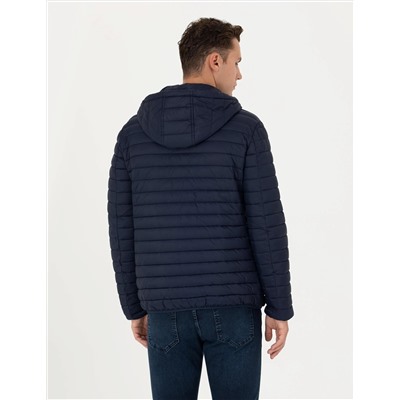 Lacivert Slim Fit Mont