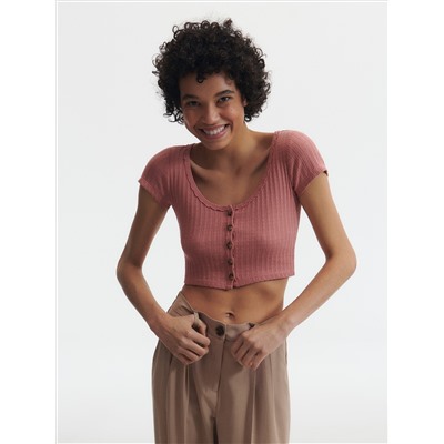 Crop Top aus Jersey