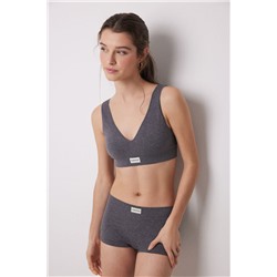 Culotte canalé gris seamless