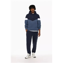 Relaxed colour block tracksuit trousers
