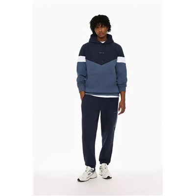 Relaxed colour block tracksuit trousers