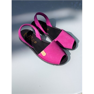 КОМБО Ab.Zapatos • 3106-8 • magenta+ AB.ZAPATOS Pelle 21-20 (370) negro АКЦИЯ