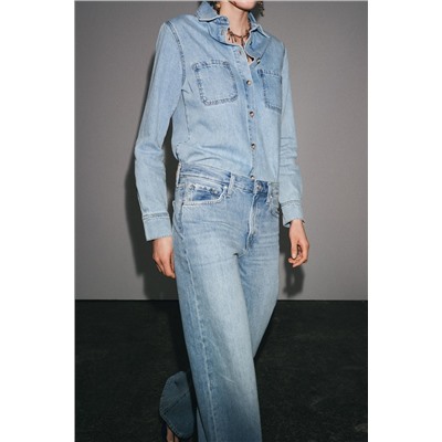 JEANS ZW COLLECTION WIDE LEG TIRO BAJO