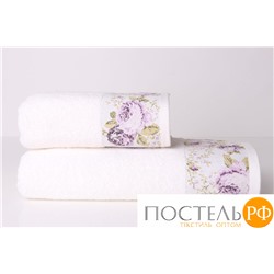 Полотенце Arya Desima 70x140 Белый, Лиловый