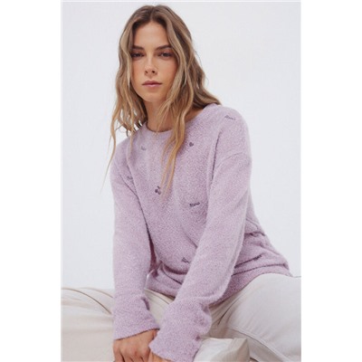 Jersey chenilla cerezas