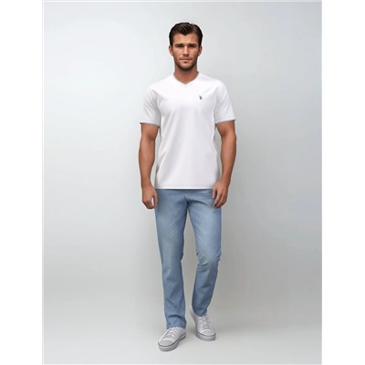 DOUBLE V-NECK T-SHIRT