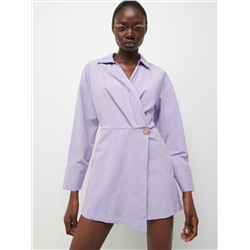 Kurzer Jumpsuit aus Baumwollmischung