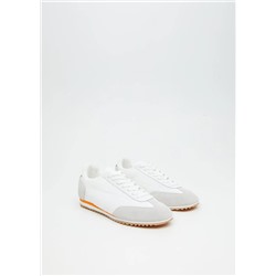 Deportivas combinadas piel -  Mujer | MANGO OUTLET Melilla