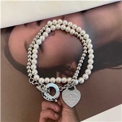 Двойной браслет с жемчугом Swarovsk*i   Tiffan*y&c*o