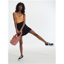 Shorts mit hoher Taille