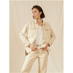 Oversize рубашка SUSTINERI из неокрашенного денима