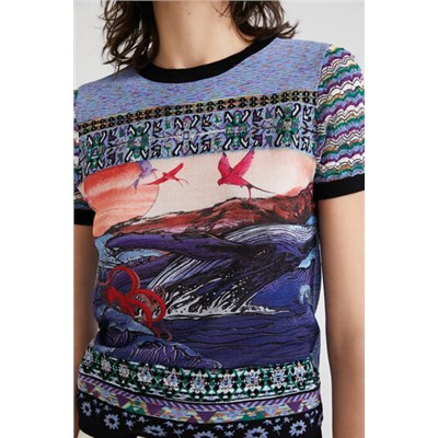 Camiseta tricot japonesa