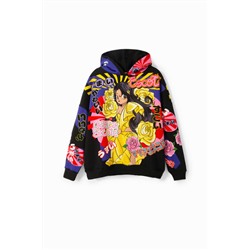 Sudadera oversize japonesa