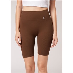 Nahtlose Sport-Radlerleggings