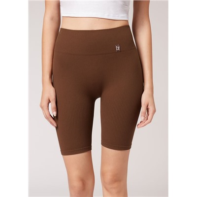 Nahtlose Sport-Radlerleggings