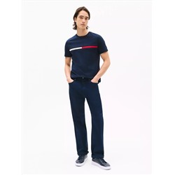 Embroidered Flag Logo T-Shirt