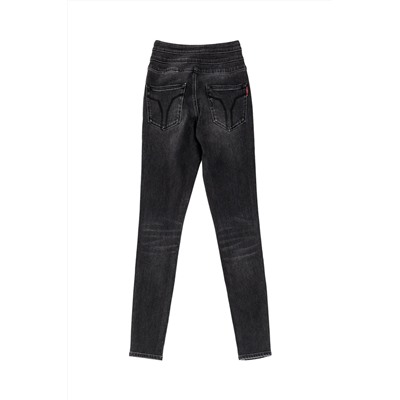Vaquero skinny fit 7/8 Negro