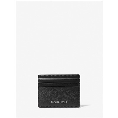MICHAEL KORS MENS Cooper Pebbled Leather Tall Card Case
