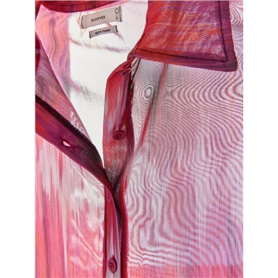 Bluse, gemustert