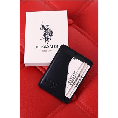 U.S. Polo Assn. U.S. POLO ASSN. 8434 HAKİKİ DERİ KARTLIK LACİVERT 23UU.S0077