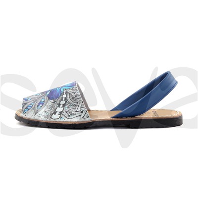 Avarca menorquina, ZAPATO SEÑORA PIEL
