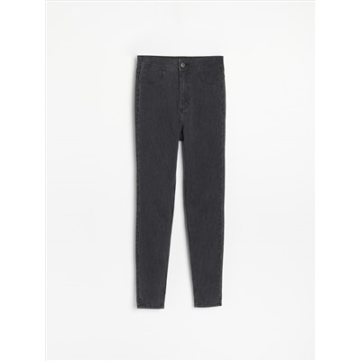 Slim Hose mit Hoher Taille